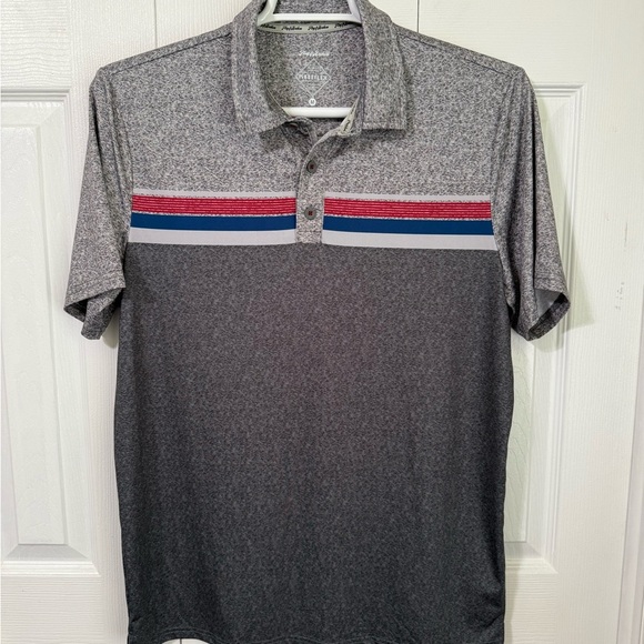 Flag & Anthem Men's Madeflex Performance Chest Stripe Polo, Size Medium - Picture 2 of 8